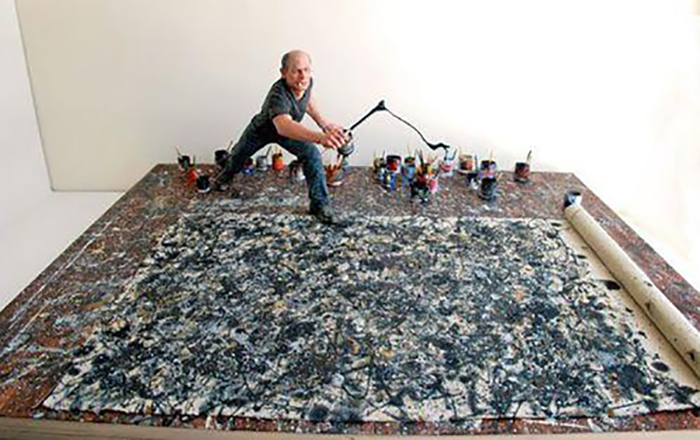 Imagen No.2. Jackson Pollock en Acción